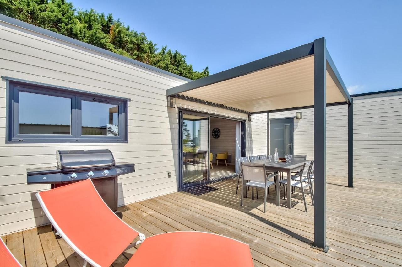 Chalet Pour 8 Dans Residence Avec Piscine Chauffee Brétignolles-sur-Mer 외부 사진